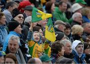 23 June 2013; A young Donegal supporter during the match. Ulster GAA Football Senior Championship Semi-Final, Donegal v Down, Kingspan Breffni Park, Cavan. Picture credit: Brian Lawless / SPORTSFILE
