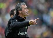 23 June 2013; Donegal manager Jim McGuinness during the match. Ulster GAA Football Senior Championship Semi-Final, Donegal v Down, Kingspan Breffni Park, Cavan. Picture credit: Brian Lawless / SPORTSFILE
