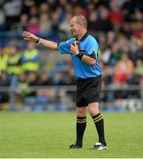 23 June 2013; Referee Eddie Kinsella. Ulster GAA Football Senior Championship Semi-Final, Donegal v Down, Kingspan Breffni Park, Cavan. Picture credit: Oliver McVeigh / SPORTSFILE