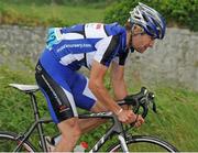 23 June 2013; Conor Murphy, Eurocycles, in action during the Elite Men's National Road Race Championships. Carlingford, Co. Louth. Picture credit: Stephen McMahon / SPORTSFILE