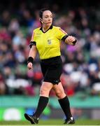 3 November 2019; Referee Sarah Dyas during the Só Hotels FAI Women's Cup Final between Wexford Youths and Peamount United at the Aviva Stadium in Dublin. Photo by Stephen McCarthy/Sportsfile