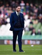 3 November 2019; Shamrock Rovers manager Stephen Bradley ahead of the extra.ie FAI Cup Final between Dundalk and Shamrock Rovers at the Aviva Stadium in Dublin. Photo by Ben McShane/Sportsfile