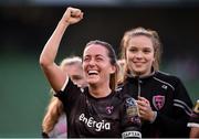 3 November 2019; Kylie Murphy of Wexford Youths celebrates following the Só Hotels FAI Women's Cup Final between Wexford Youths and Peamount United at the Aviva Stadium in Dublin. Photo by Ben McShane/Sportsfile
