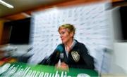 5 November 2019; Manager Vera Pauw during the Republic of Ireland WNT squad announcement at the FAI Headquarters in Abbotstown, Dublin. Photo by Brendan Moran/Sportsfile