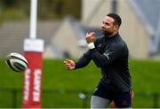 5 November 2019; Alby Mathewson during a Munster Rugby squad training session at University of Limerick in Limerick. Photo by Matt Browne/Sportsfile