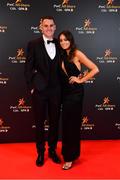 1 November 2019; Meath footballer Bryan Menton and Laoise Moggan upon arrival at the PwC All-Stars 2019 at the Convention Centre in Dublin. Photo by Seb Daly/Sportsfile