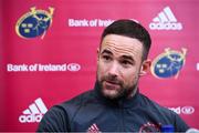 5 November 2019; Alby Mathewson during a Munster Rugby squad press conference at University of Limerick in Limerick. Photo by Matt Browne/Sportsfile