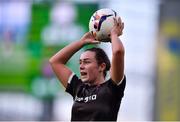 3 November 2019; Orlaith Conlon of Wexford Youths prepares to take a throw-in during the Só Hotels FAI Women's Cup Final between Wexford Youths and Peamount United at the Aviva Stadium in Dublin. Photo by Ben McShane/Sportsfile