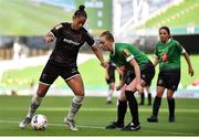 3 November 2019; Rianna Jarrett of Wexford Youths and Claire Walsh of Peamount United during the Só Hotels FAI Women's Cup Final between Wexford Youths and Peamount United at the Aviva Stadium in Dublin. Photo by Ben McShane/Sportsfile