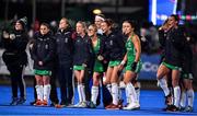 3 November 2019; Ireland players look on during the penalty stroke shootout during the FIH Women's Olympic Qualifier match between Ireland and Canada at Energia Park in Dublin. Photo by Brendan Moran/Sportsfile