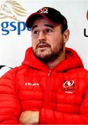 6 November 2019; Rob Herring in attendance at the Ulster Rugby Match Briefing at Kingspan Stadium, Belfast. Photo by John Dickson/Sportsfile