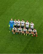 3 November 2019; The Dundalk team pose for a photograph during the extra.ie FAI Cup Final between Dundalk and Shamrock Rovers at the Aviva Stadium in Dublin. Photo by Michael P Ryan/Sportsfile