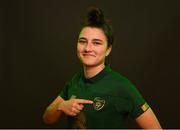 7 November 2019; Keeva Keenan during a Republic of Ireland WNT portrait session at Johnstown House in Enfield, Meath.  Photo by Seb Daly/Sportsfile