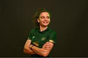 7 November 2019; Leanne Kiernan during a Republic of Ireland WNT portrait session at Johnstown House in Enfield, Meath.  Photo by Seb Daly/Sportsfile