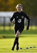 8 November 2019; Eabha O’Mahony during a Republic of Ireland WNT training session at Johnstown House in Enfield, Meath. Photo by Seb Daly/Sportsfile