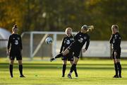 8 November 2019; Diane Caldwell, centre, during a Republic of Ireland WNT training session at Johnstown House in Enfield, Meath. Photo by Seb Daly/Sportsfile