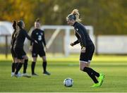 8 November 2019; Louise Quinn during a Republic of Ireland WNT training session at Johnstown House in Enfield, Meath. Photo by Seb Daly/Sportsfile