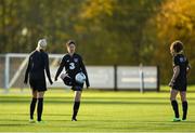 8 November 2019; Marie Hourihan, centre, during a Republic of Ireland WNT training session at Johnstown House in Enfield, Meath. Photo by Seb Daly/Sportsfile