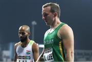 8 November 2019; Team Ireland's Alex Lee from Galway, after competing in the T64 200m heats during day two of the World Para Athletics Championships 2019 at Dubai Club for People of Determination Stadium in Dubai, United Arab Emirates. Photo by Ben Booth/Sportsfile