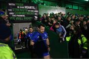 8 November 2019; Cian Healy, right, and Andrew Porter of Leinster ahead of the Guinness PRO14 Round 6 match between Connacht and Leinster at the Sportsground in Galway. Photo by Ramsey Cardy/Sportsfile