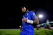 8 November 2019; Joe Tomane of Leinster runs out prior to the Guinness PRO14 Round 6 match between Connacht and Leinster in the Sportsground in Galway. Photo by Brendan Moran/Sportsfile