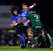 8 November 2019; Joe Tomane of Leinster is tackled by Jarrad Butler of Connacht during the Guinness PRO14 Round 6 match between Connacht and Leinster at the Sportsground in Galway. Photo by Ramsey Cardy/Sportsfile