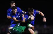 8 November 2019; Cian Healy of Leinster is tackled by Denis Buckley of Connacht during the Guinness PRO14 Round 6 match between Connacht and Leinster at the Sportsground in Galway. Photo by Ramsey Cardy/Sportsfile
