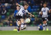 8 November 2019; Seán Hoare of Dundalk during the Unite the Union Champions Cup first leg match between Linfield and Dundalk at the National Football Stadium at Windsor Park in Belfast. Photo by Oliver McVeigh/Sportsfile