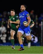 8 November 2019; James Lowe of Leinster on the way to scoring his side's sixth try during the Guinness PRO14 Round 6 match between Connacht and Leinster in the Sportsground in Galway. Photo by Brendan Moran/Sportsfile