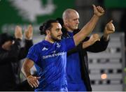 8 November 2019; James Lowe, left, and Devin Toner of Leinster following the Guinness PRO14 Round 6 match between Connacht and Leinster at the Sportsground in Galway. Photo by Ramsey Cardy/Sportsfile