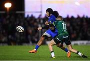 8 November 2019; Joe Tomane of Leinster in action against Stephen Fitzgerald of Connacht during the Guinness PRO14 Round 6 match between Connacht and Leinster at the Sportsground in Galway. Photo by Ramsey Cardy/Sportsfile