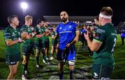 8 November 2019; Leinster captain Scott Fardy leads his side off the pitch after the Guinness PRO14 Round 6 match between Connacht and Leinster in the Sportsground in Galway. Photo by Brendan Moran/Sportsfile