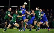 8 November 2019; Connacht players Denis Buckley, Caolin Blade, Niyi Adeolokun, Jack Carty and Tom McCartney compete for a loose ball with Leinster players Josh Murphy, James Lowe and Andrew Porter during the Guinness PRO14 Round 6 match between Connacht and Leinster in the Sportsground in Galway. Photo by Brendan Moran/Sportsfile