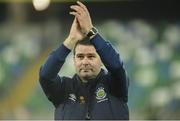 8 November 2019; Linfield Manager David Healy after the Unite the Union Champions Cup first leg match between Linfield and Dundalk at the National Football Stadium at Windsor Park in Belfast. Photo by Oliver McVeigh/Sportsfile