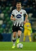 8 November 2019; Andy Boyle of Dundalk during the Unite the Union Champions Cup first leg match between Linfield and Dundalk at the National Football Stadium at Windsor Park in Belfast. Photo by Oliver McVeigh/Sportsfile