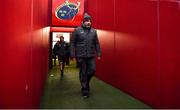9 November 2019; Ulster head coach Dan McFarland walks out prior to the Guinness PRO14 Round 6 match between Munster and Ulster at Thomond Park in Limerick. Photo by Brendan Moran/Sportsfile