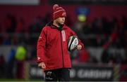 9 November 2019; Munster head coach Johann van Graan prior to the Guinness PRO14 Round 6 match between Munster and Ulster at Thomond Park in Limerick. Photo by Brendan Moran/Sportsfile