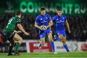 8 November 2019; Ross Byrne, left, and Adam Byrne of Leinster during the Guinness PRO14 Round 6 match between Connacht and Leinster at the Sportsground in Galway. Photo by Ramsey Cardy/Sportsfile