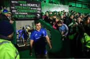 8 November 2019; Rónan Kelleher of Leinster ahead of the Guinness PRO14 Round 6 match between Connacht and Leinster at the Sportsground in Galway. Photo by Ramsey Cardy/Sportsfile