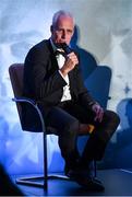 9 November 2019; Republic fof Ireland manager Mick McCarthy speaking during the PFA Ireland Awards 2019 at The Marker Hotel in Dublin. Photo by Seb Daly/Sportsfile