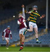 10 November 2019; Kevin Maher of Borris-Ileigh in action against David Noonan of Glen Rovers during the AIB Munster GAA Hurling Senior Club Championship Semi-Final match between Borris-Ileigh and Glen Rovers at Semple Stadium in Thurles, Tipperary. Photo by Ray McManus/Sportsfile