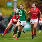 10 November 2019; Lauren Delany of Ireland is tackled by Bethan Lewis of Wales during the Women's Rugby International match between Ireland and Wales at the UCD Bowl in Dublin. Photo by David Fitzgerald/Sportsfile