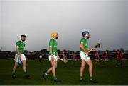 10 November 2019; Liam Mellows players parade prior to the Galway County Senior Club Hurling Championship Final match between Liam Mellows and St Thomas' at Pearse Stadium in Galway. Photo by Harry Murphy/Sportsfile