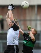 10 November 2019; Mike McMahon of Newcastle West in action against Aidan O'Reilly of Nemo Rangers during the AIB Munster GAA Football Senior Club Championship Quarter-Final match between Nemo Rangers and Newcastle West at Mallow GAA Grounds in Mallow, Cork. Photo by Michael P Ryan/Sportsfile