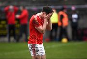 10 November 2019; Diarmuid O'Connor of Ballintubber St Enda's reacts at the final whistle of the AIB Connacht GAA Football Senior Club Football Championship Semi-Final match between Corofin and Ballintubber St Enda's at Tuam Stadium in Tuam, Galway. Photo by Ramsey Cardy/Sportsfile