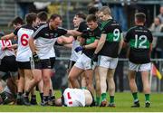 10 November 2019; Players from both teams during a coming together during the AIB Munster GAA Football Senior Club Championship Quarter-Final match between Nemo Rangers and Newcastle West at Mallow GAA Grounds in Mallow, Cork. Photo by Michael P Ryan/Sportsfile