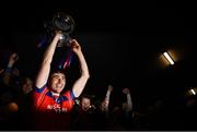 10 November 2019; Conor Cooney of St Thomas' lifts the trophy following the Galway County Senior Club Hurling Championship Final match between Liam Mellows and St Thomas' at Pearse Stadium in Galway. Photo by Harry Murphy/Sportsfile