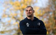 11 November 2019; Rhys Ruddock poses for a portrait at a Leinster Rugby press conference at Leinster Rugby Headquarters in UCD, Dublin. Photo by Ramsey Cardy/Sportsfile