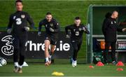 11 November 2019; Jack Byrne, right, and Conor Hourihane during a Republic of Ireland training session at the FAI National Training Centre in Abbotstown, Dublin. Photo by Stephen McCarthy/Sportsfile