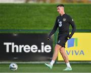 11 November 2019; Ciaran Clark during a Republic of Ireland training session at the FAI National Training Centre in Abbotstown, Dublin. Photo by Seb Daly/Sportsfile